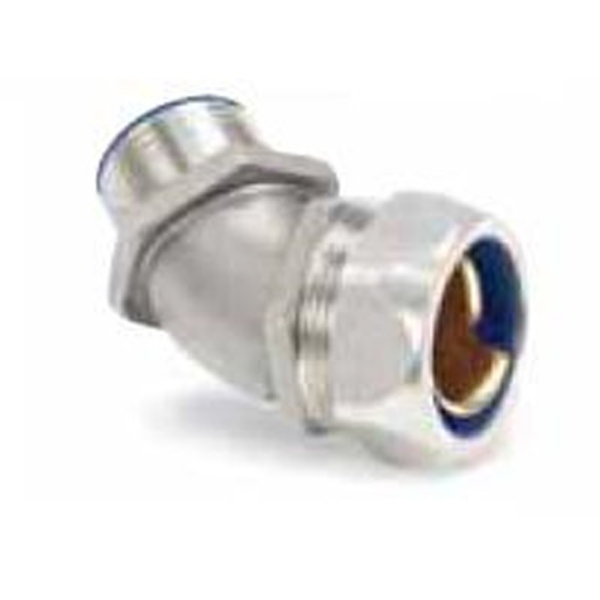 0.375" to 2" Trade Sizes 304 Stainless Steel Liquidtight Conduit Connectors