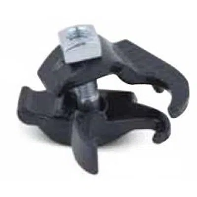 billede til Edge Beam Clamps for 0.5" to 2" Trade Size Conduits, Coated in Blue, Gray or White PVC