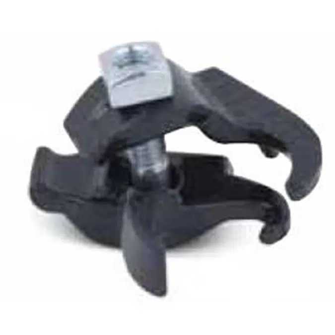Edge Beam Clamps for 0.5" to 2" Trade Size Conduits, Coated in Blue, Gray or White PVC
