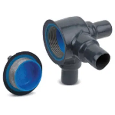 imagen para Dark Gray or Light Blue PVC Coated GUAM Conduit Outlet Box, 3/4", 1", 2, Ductile Iron, Zinc Plated