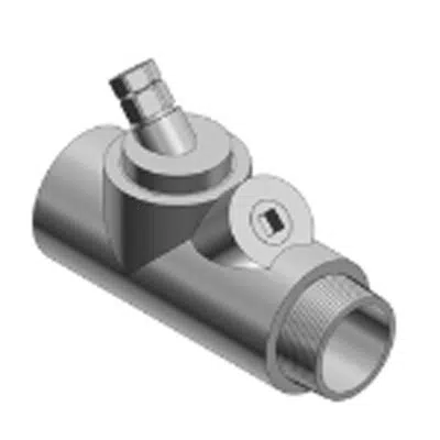 Image pour 0.5" to 4" Trade Sizes Double-Coat Female Drain and Male/Femail Drains Sealing Conduit Unions, Coated in Blue, Gray or White PVC