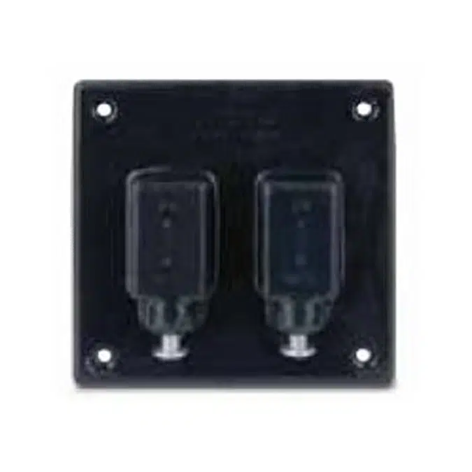 Aluminum Switch and Receptable Covers, Double Gang 2 Plunger-Style, Horizontal Duplex, Lever, Vertical Duplex, Vertical GFI