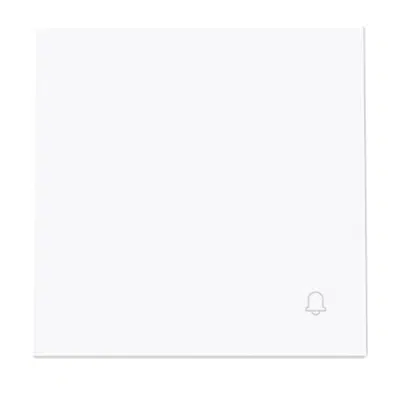Imagem para Push button insert 1gang NO Vega-Blanco-Mate}