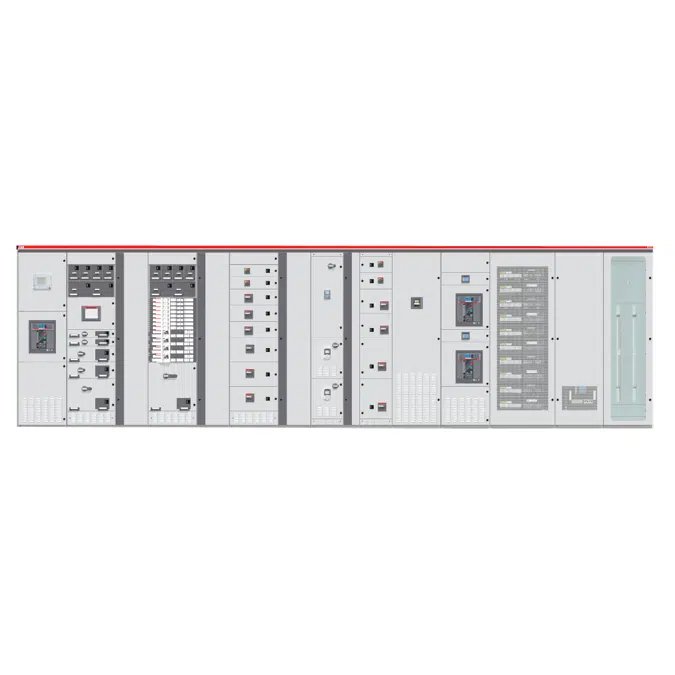 MNS, Low Voltage Switchgear -  n°2 ACB Sections incoming / outgoing