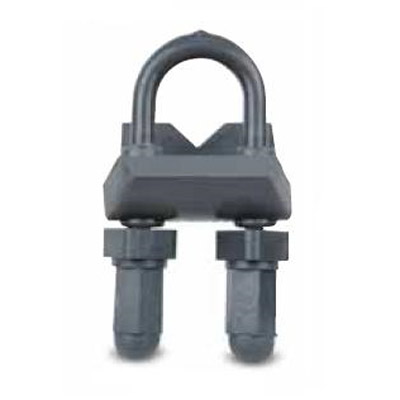 Image for Right Angle Beam Clamps for 0.5" to 4" Trade Sizes Conduits, Coated in Blue, Gray or White PVC
