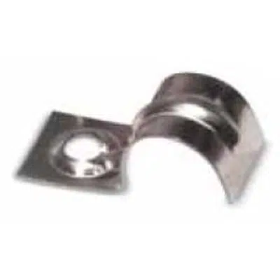 1-Hole Pipe Straps for 0.5 to 3.5 Trade Sizes Conduits, Stainless Steel