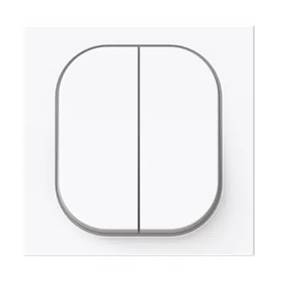 obraz dla Switch 2gang 1way Alter-Vega-Blanco-Mate