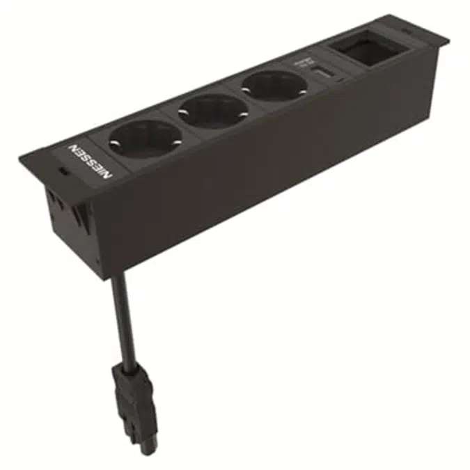 Folding flush workstation_CEM Niessen