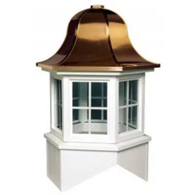 afbeelding voor York Series Windowed Cupola Is A Hexagon With A Bell Style Roof