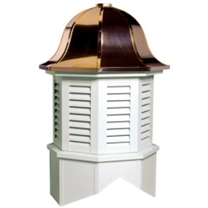 Bedford Series Louvered Cupola Is An Octagon With A Bell Style Roof