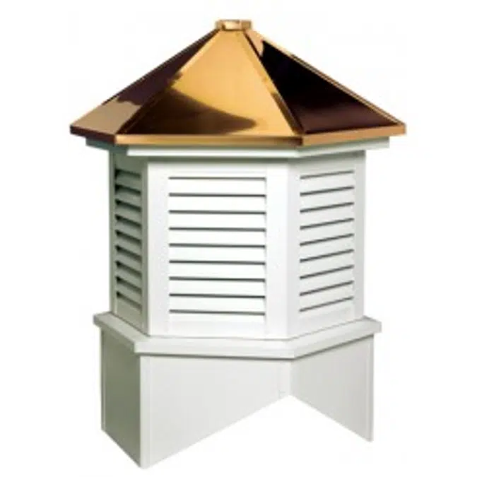 Estate Series Louvered Cupola Is A Hexagon With A Hip Style Roof