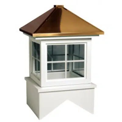 Imagem para Windsor Series Windowed Cupola Is Square With A Hip Style Roof}