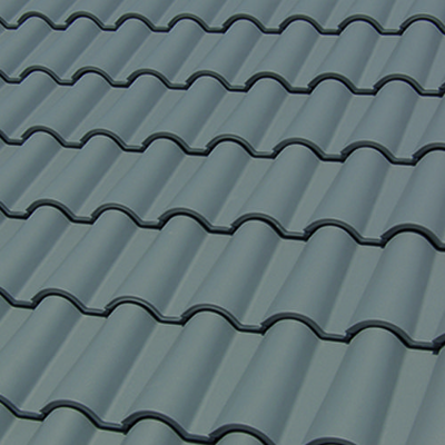 รูปภาพสำหรับ TB-12 Tamizado Grey Roof Tile