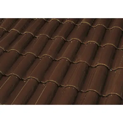 billede til TB-10 TECH Glazed Mocca Roof Tile