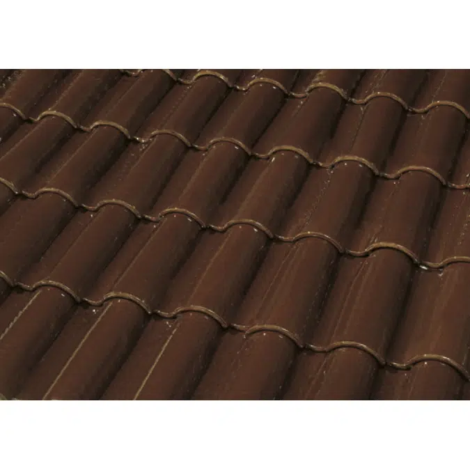 TB-10 TECH Glazed Mocca Roof Tile
