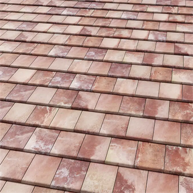 FLAT-10 Ibiza Pink Roof Tile