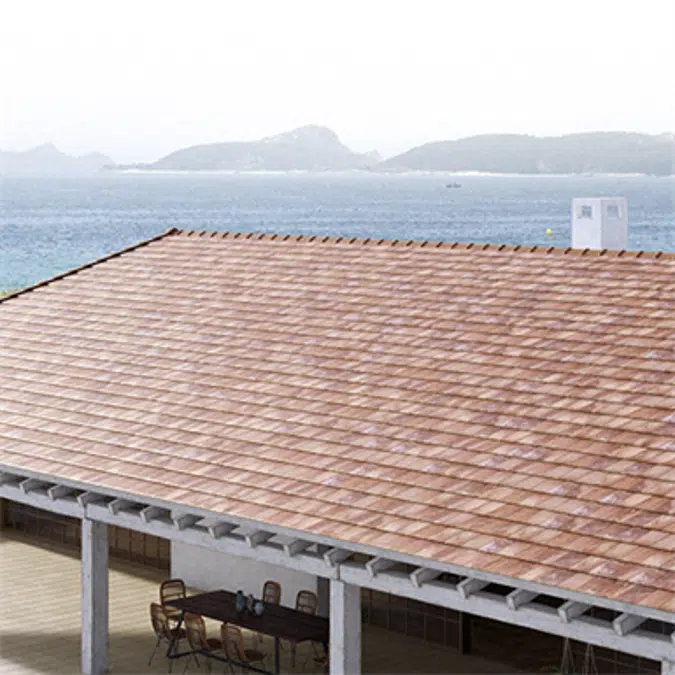 FLAT-10 Ibiza Pink Roof Tile