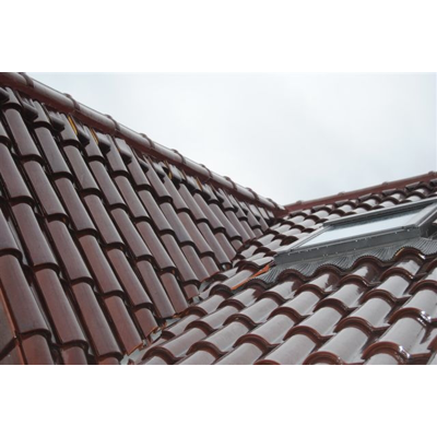 Image pour TB-12 Glazed Cognac Roof Tile