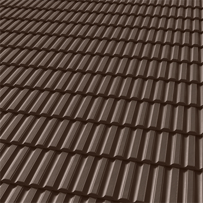BIM objects - Free download! TECHNICA-10 Chocolate Roof Tile | BIMobject