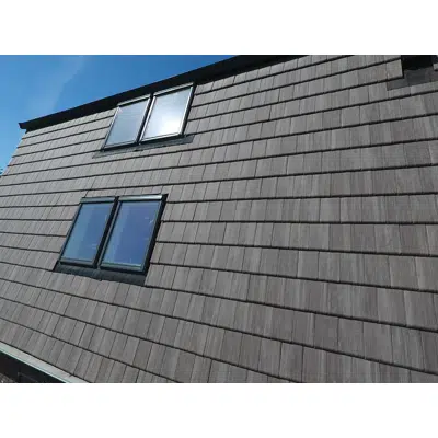 bilde for FLAT-10 Weathered Cedar Roof Tile