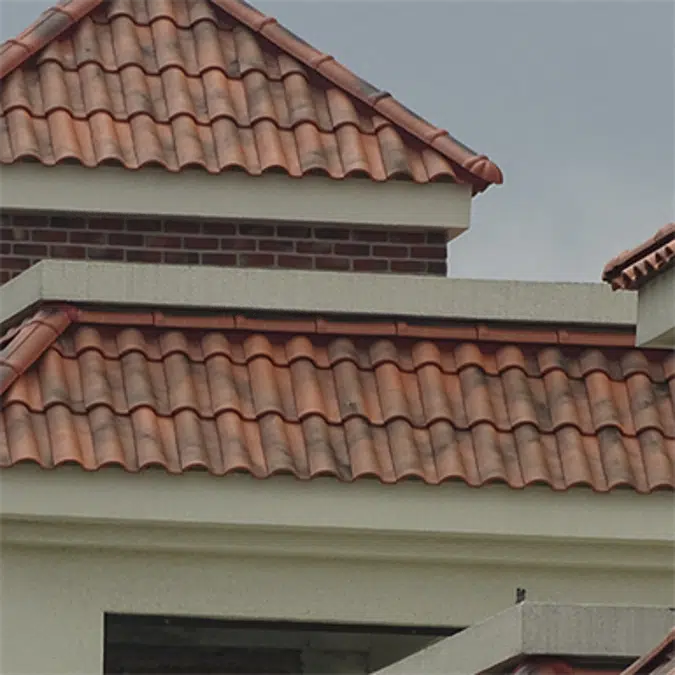 TB-10 TECH Moss Red Roof Tile