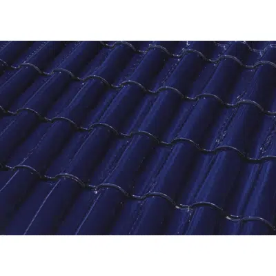 Image for TB-10 TECH Glazed Cobalt Blue Roof Tile