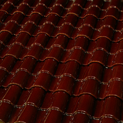 Image pour TB-4 Glazed Cognac Roof Tile