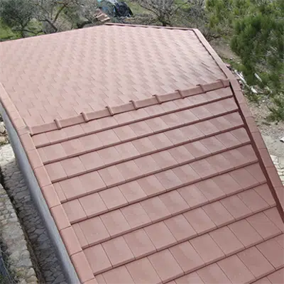 imagem para FLAT-10 Red Roof Tile