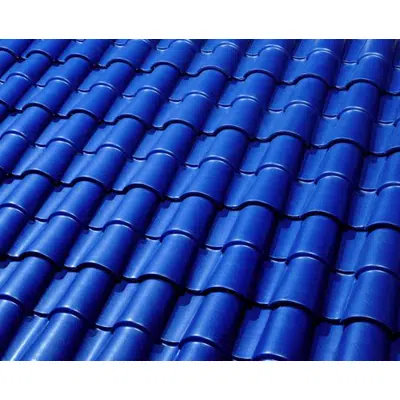 Image for TB-12 Tamizado Blue Roof Tile