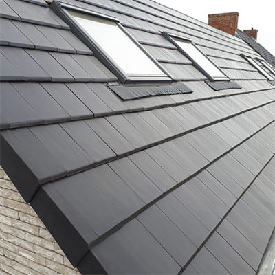 Image pour FLAT-10 Graphite Roof Tile