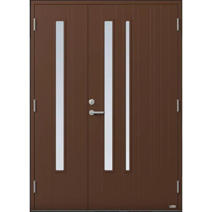 Double External door - Linjen 302PG2+1