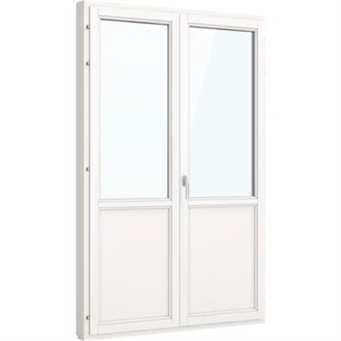 SoundGuard Balcony inward opening double door Paneled