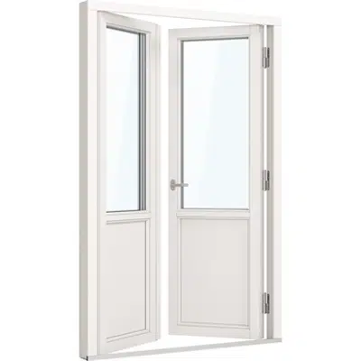 kuva kohteelle SoundGuard outward opening double door Paneled