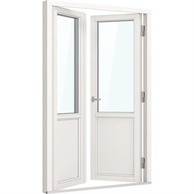 SoundGuard outward opening double door Paneled