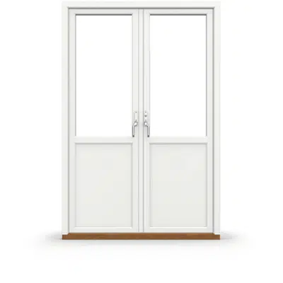 billede til Tanum Outward opening Double Balcony door with Aluminium Cladding Paneled