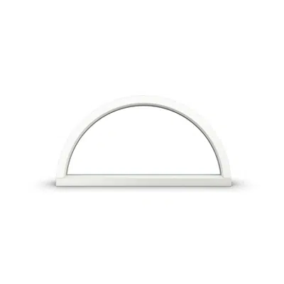 Image for Tanum Fixed Light Semicircle with Aluminium Cladding