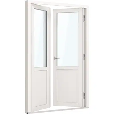 Image pour SoundGuard outward opening double door w/ sec.sash Paneled