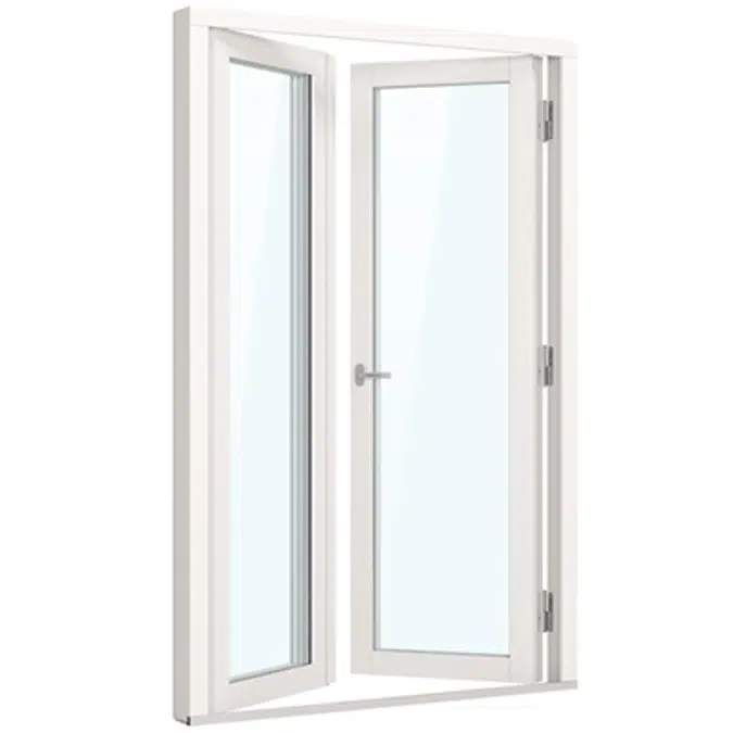 SoundGuard outward opening double door w/ sec.sash