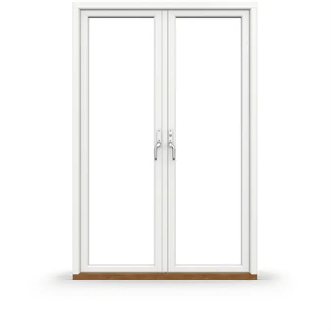 Tanum Outward opening Double Balcony door with Aluminium Cladding