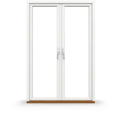 Image for Tanum Outward opening Double Balcony door with Aluminium Cladding