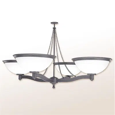Image for Indoor Chandelier Light Fixture, Fairfax, CC937, 82" Diameter, 48" Overall Height, 23" x 8" Nominal Bowl Size