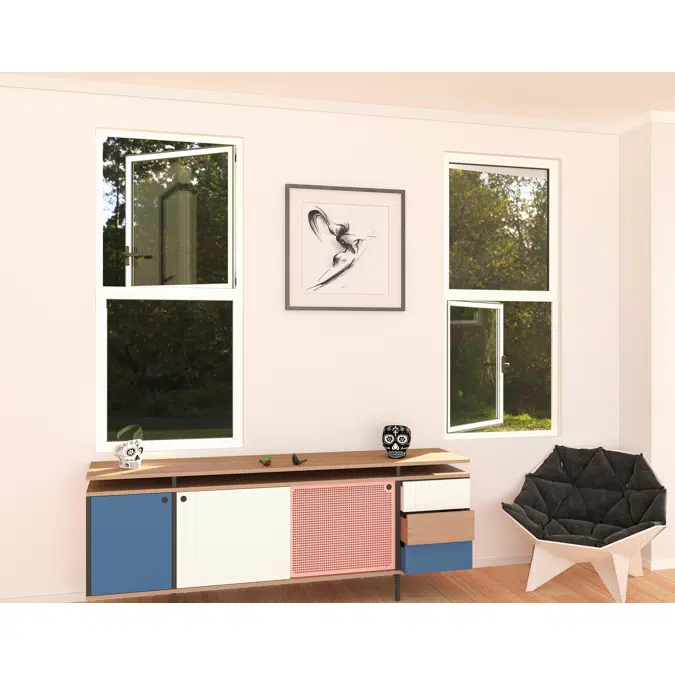 Serie 45 - Ventana Batiente Interna