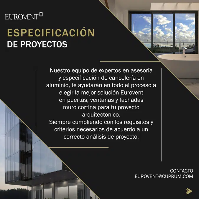 Especificación de Proyectos - Cuprum Eurovent (Asesoría Técnica)