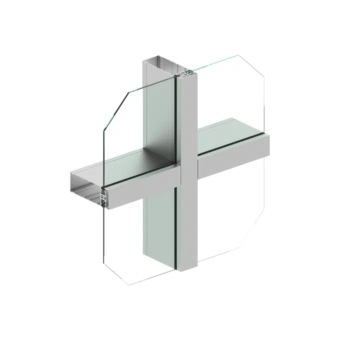 CUPRUM Curtain wall  MC450AD Mechanical Solution 5 inches