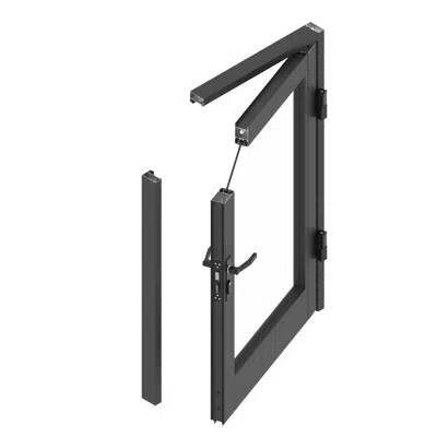 billede til Serie 50 - Puerta batiente comercial