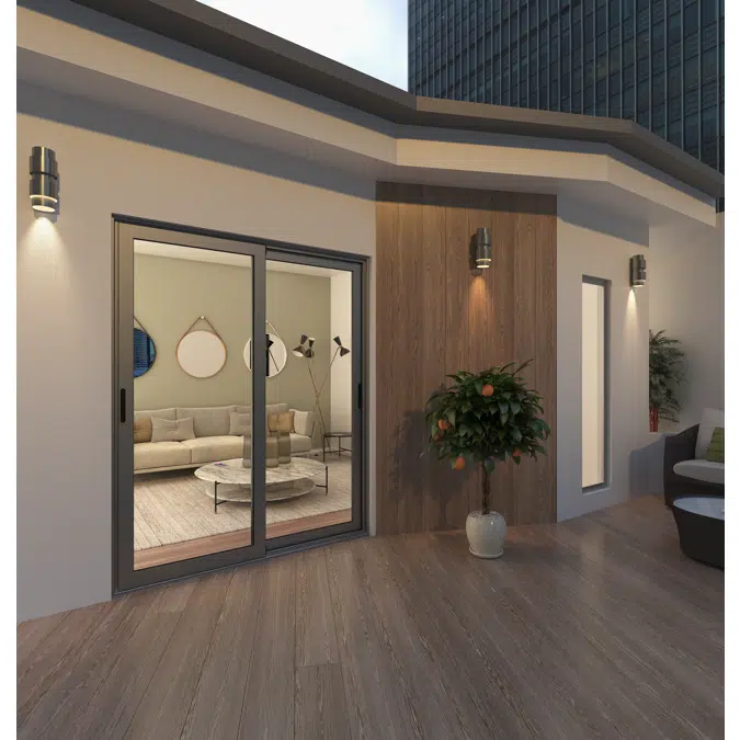 CUPRUM  Ventana corrediza serie 80 3 hojas XOX
