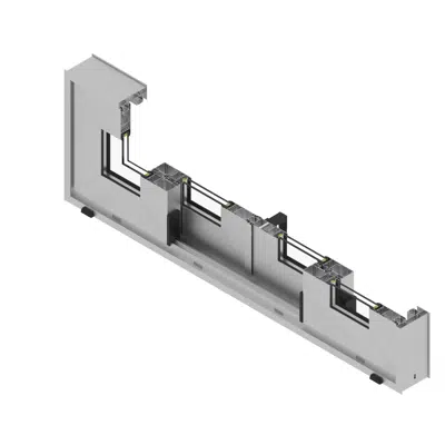 Image for Serie 100AR - Puerta corrediza Perimetral 4H OXXO