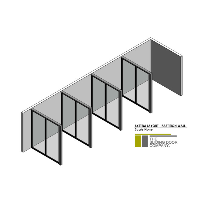 BIM objects - Free download! Work Space Partition Wall | BIMobject