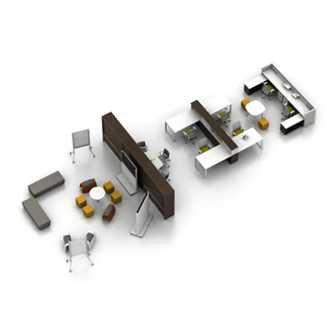 BIM objects - Free download! Haworth - Idea Starter 217 - Design Intent ...