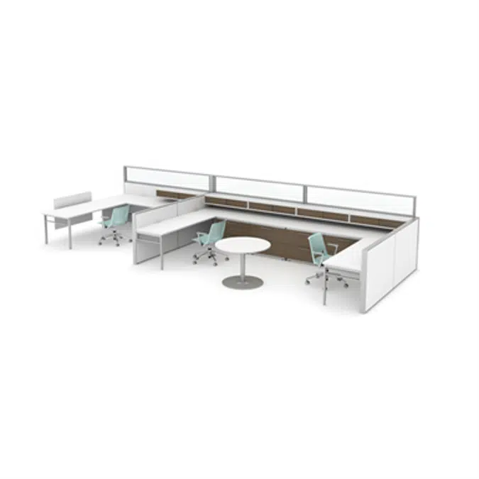 Image showcasing BIM objects - Free download! Haworth - Idea Starter 8 - Design Intent ...